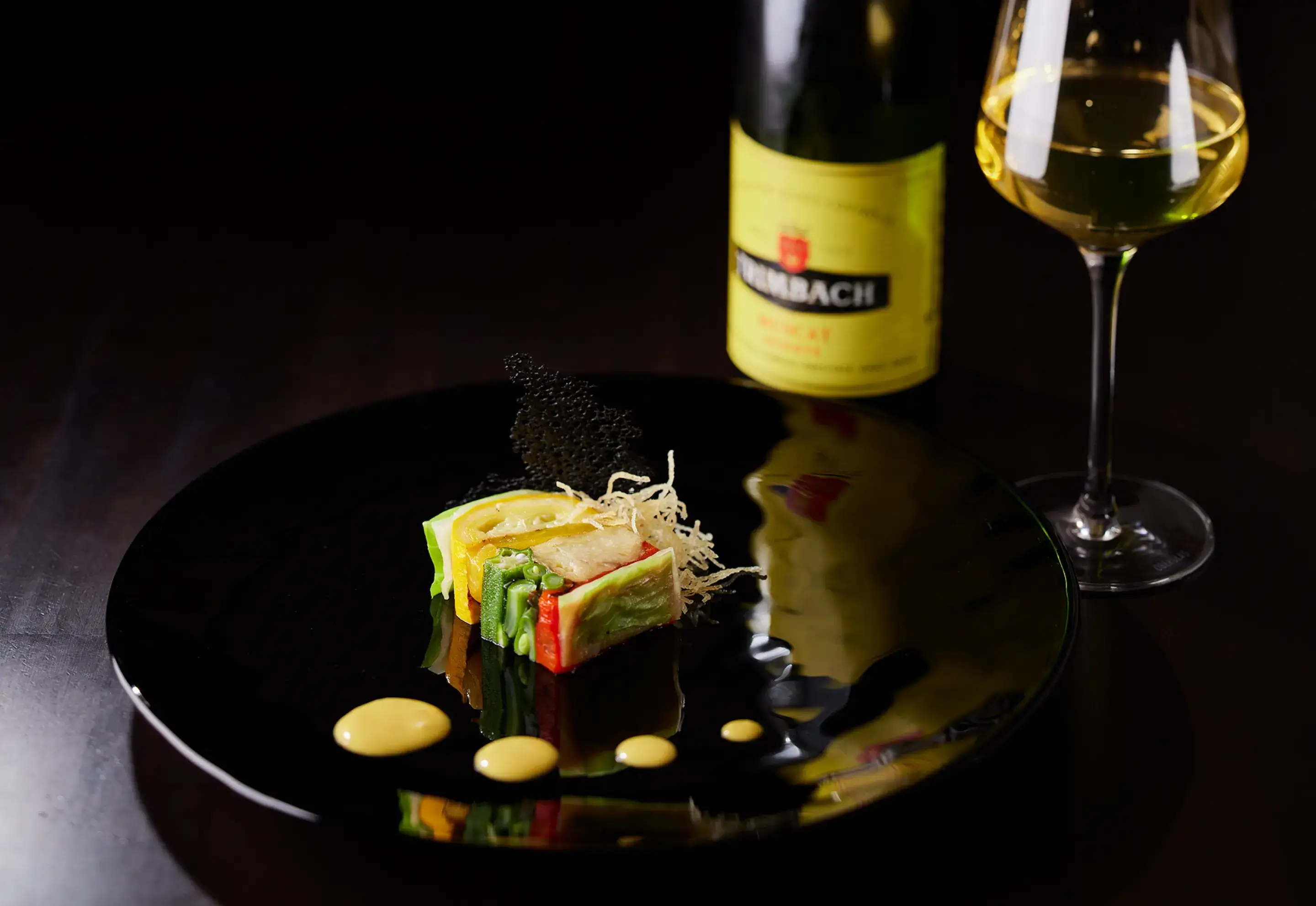 季節野菜のテリーヌ  赤糸サフランの香り