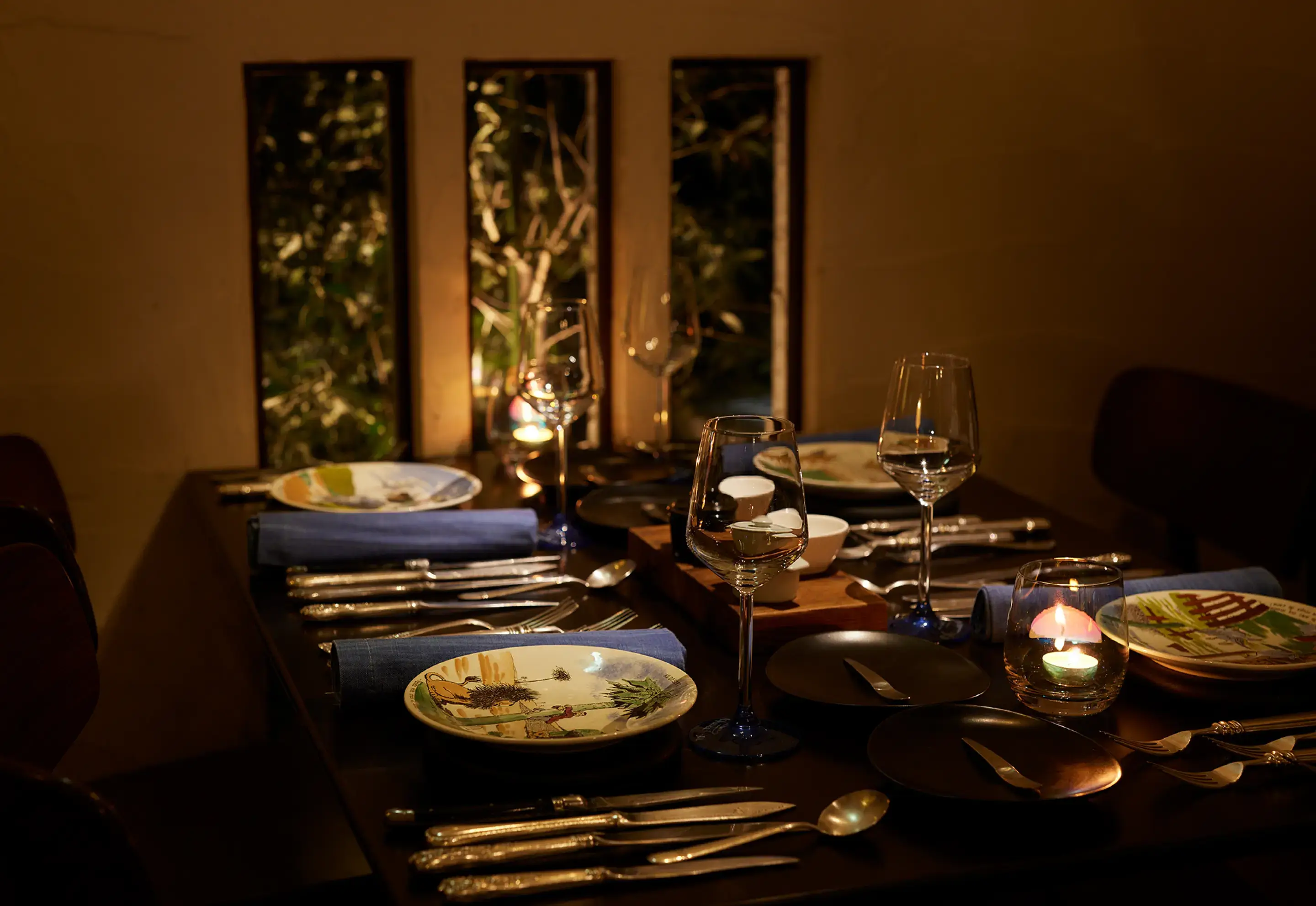 ディナー用テーブルセット